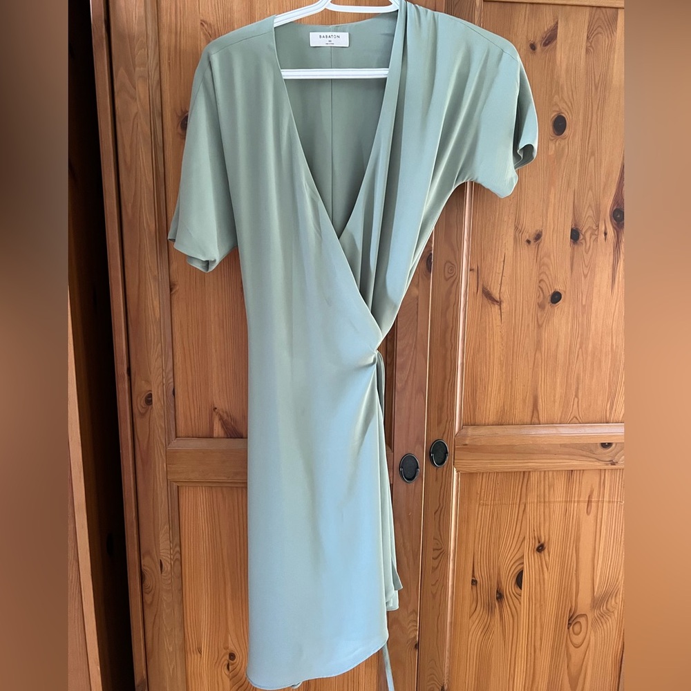 Sage Green Wallace Dress - Picture 2 of 3